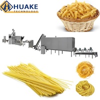 Ligne de production automatique de penny de machine de fabrication de macaronis d'extrudeuse de pâtes spaghetti de grande capacité