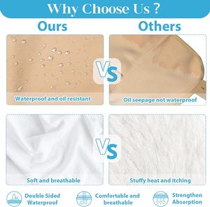 ชุดห่อน้ำมันละหุ่งออร์แกนิกชุดน้ำมันละหุ่งแบบใช้ซ้ำได้พร้อมสายรัดไหล่ที่ยืดหยุ่นปรับได้ผ้าสักหลาดอินทรีย์ - Product Image 4