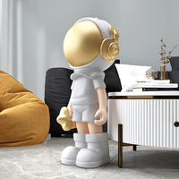 Ornements d'astronaute de mariage, meubles créatifs, statue d'astronaute en résine de fibre de verre pour la décoration du salon