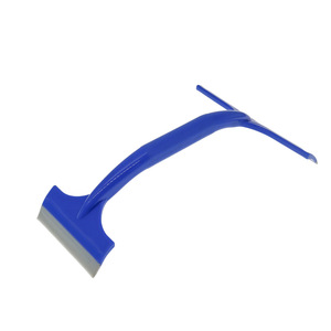 Grattoir à glace en plastique PP bleu ciel réversible, outil de déneigement pour voiture - Product Image 4