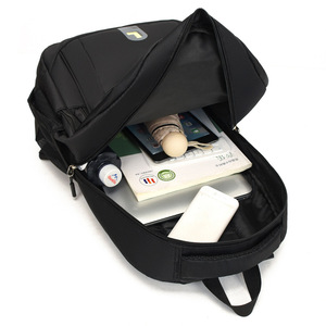 Men's <b>Backpack</b> For Business Travel Laptops <b>Waterproof</b> 20-35L Capacity Solid Color With Letter Design - Product Image 2