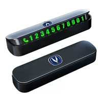 Plaque de numéro de téléphone pour parking de voiture qui brille dans le noir, résistante à la chaleur, panneau de stationnement temporaire, accessoire de décoration