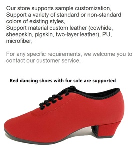 Zapatos de Baile Latino de Salón para Mujer, Suela Suave, Tacón Medio, Flexibles para Práctica y Actuación, Vals, <span class=keywords><strong>Cha</strong></span>-<span class=keywords><strong>cha</strong></span>, <span class=keywords><strong>Tango</strong></span> - Product Image 6