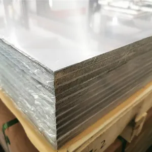 Folha de metal marinha revestida de liga de zinco, 5083 h112, grau marinho, folha de alumínio al-zn 1060 h24