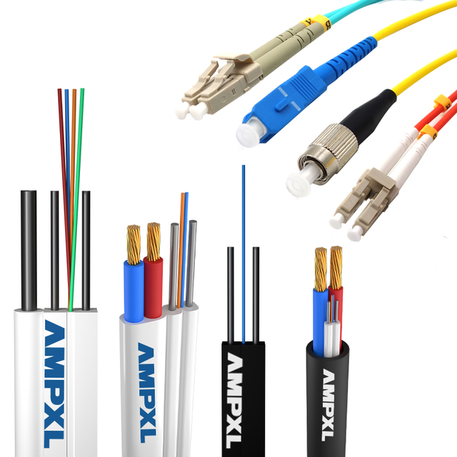 1 Roll Outdoor Single 1km Price 24 4 6 8 2 12 Core Price Per Meter Patch Cord Ftth Drop Optical Fiber Optic Communication Cable