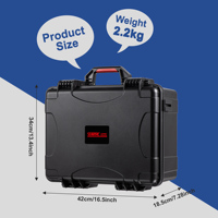 Pour PS5 sac de rangement mince étanche à l'humidité coque dure ABS Aviation boîtier étanche étui de vol accessoires numérique