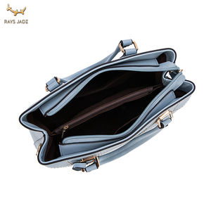 Bolso de mano <span class=keywords><strong>grande</strong></span> de piel sintética rígida para <span class=keywords><strong>mujer</strong></span>, bolsa de mano femenina, elegante, de trabajo urbano, con múltiples bolsillos, de gran capacidad - Product Image 4