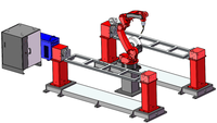 Machine de soudage robotisée CNC, robot de soudage laser, robot de soudage de tuyaux, fabrication chinoise, fournie par l'usine Yueda