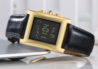 Cadeau islamique, montre-bracelet de sport musulmane avec alarme de prière Hijri, boussole Qibla, système de prière Azan Taqweem