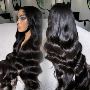 Wholesale 300% Density 30 40 Inch Body Wave HD Lace Frontal <strong>Wig</strong> Raw Virgin <strong>Human</strong> <strong>Hair</strong> <strong>Wigs</strong> Glueless Wear and Go Fullness Long - Product Image 2