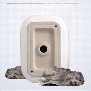 Nouvelle conception créative, <span class=keywords><strong>lavabo</strong></span> de salle de bain en céramique rond à poser, <span class=keywords><strong>lavabo</strong></span> moderne de luxe, <span class=keywords><strong>lavabo</strong></span> profond et artistique - Product Image 5