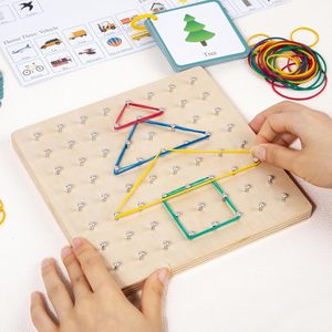 Juguete Educativo de Madera para Planificar Rutas, Geoboard, para Niños de 5+ Años |   Razonamiento espacial, conciencia de la simetría, habilidades motoras finas, sin pilas - Product Image 4