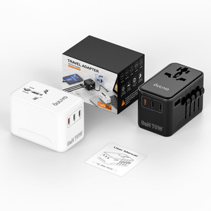 OULiYO Travel Adapter 70W PD GaN <b>Fast</b> <b>Charging</b> Global <b>Plug</b> Laptop Charger - Product Image 2