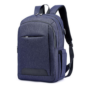 Sac à dos de voyage scolaire pour ordinateur portable de grande capacité avec port de charge USB, imperméable, décontracté, personnalisé en gros pour hommes et femmes - Product Image 1