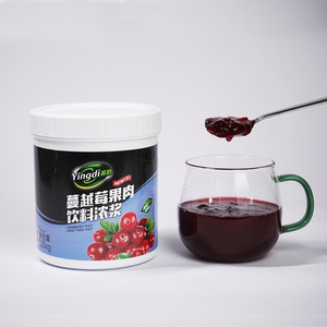 Confiture <span class=keywords><strong>de</strong></span> fruits concentrée Yingdi <span class=keywords><strong>de</strong></span> haute qualité à base <span class=keywords><strong>de</strong></span> <span class=keywords><strong>canneberges</strong></span> pour boissons et thés aux fruits, ingrédients pour bubble tea - Product Image 2