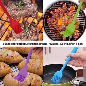 Outils de cuisson du pain, ustensiles de cuisine de qualité, pinceau à huile en silicone, pinceau de barbecue en silicone, pinceau à badigeonner en silicone - Product Image 6