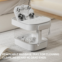 Bain de pieds massant électrique chauffant et pliable à infrarouge pour physiothérapie, pédicure et soulagement du stress, température réglable