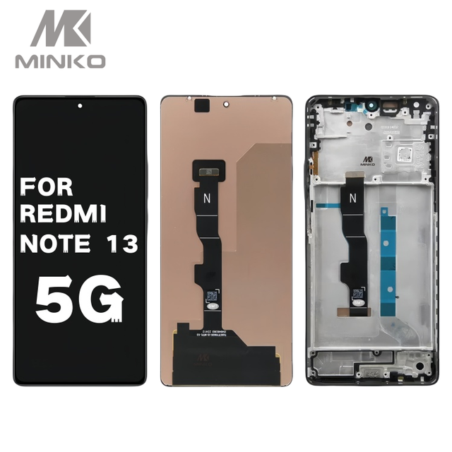 High Quality OLED Touch Screen Digitizer Assembly Compatible with for Redmi Note 13 5G Mobile Phone