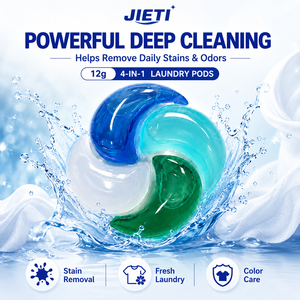 Automatic Washing Machine Laundry <b>Detergent</b> Pods | JIETI Floral Fruity Scent Long Lasting Fragrance Laundry Capsules - Product Image 3