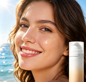 <span class=keywords><strong>Fond</strong></span> <span class=keywords><strong>de</strong></span> <span class=keywords><strong>Teint</strong></span> Liquide Couvrant SPF 50+++ Imperméable et Contrôlant le Sébum, Couleurs Personnalisables, Vente en Gros OEM ODM, Marque Privée - Product Image 1