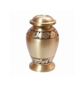 Urna Funeraria de Latón Hecha a Mano de Alta Calidad Lista para Enviar, Estilo Americano, ELEGANCIA METÁLICA, para Bebés - Product Image 2