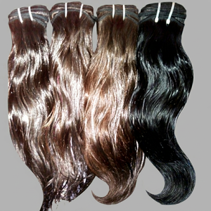 Cabello REMI 100% de la Mejor Calidad, Cabello Indio Remy Sin Procesar, Sin Caída, Textura Natural, Color 100g, Doble Trama a Máquina, Permanente, Teñible - Product Image 1