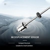 Capteur de déplacement linéaire magnétique haute précision avec protection IP67, capacité haute température pour la mesure du déplacement