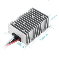 Convertisseur de tension abaisseur étanche Apex PAX-24-12 DC 24V 12V 40A 480W auto-refroidi ROSH pour monophasé