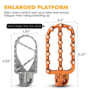 Repose-pieds plats agrandis NiceCNC pour moto <span class=keywords><strong>KTM</strong></span> <span class=keywords><strong>390</strong></span> Adventure <span class=keywords><strong>Adv</strong></span> 2020 <span class=keywords><strong>2021</strong></span> 2022 2023 2024 - Product Image 3