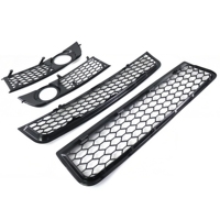 Modèle 2002 - 2006 pour Audi A4 B6 Grille perforée en nid d'abeille et cadre de feux antibrouillard OE : 8E0853651F 8E0807647 8E0807681 8E0807682