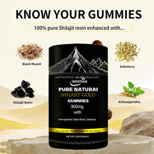 Oem/Odm Vegan private Label puro Himalayan Shilajit Gummies oro Shilajit caramelle gommose zinco resina organica integratore alimentare - Product Image 5