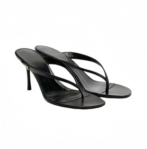 French-style minimalist luxury <b>platform</b> sexy lady's dress shoes with <b>open</b>-<b>toe</b> leather <b>heels</b> for formal events - Product Image 6