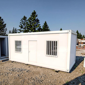 20ft Container Home Camping Workmanship <b>Portable</b> Prefab Cabin for Hotel House Apartment Hospital Use Steel - Product Image 1