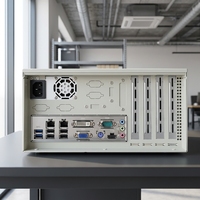 Ordinateur industriel avec 4 emplacements d'extension PCI, châssis mural, processeur I3 / I5 / I7 en option, pour l'automatisation industrielle