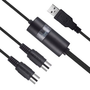 Cable Midi a USB Um 19 Negro, Adaptador de Conexión para Instrumentos Musicales - Product Image 5