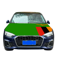 Vente en gros 120x150cm Zambie housses de capot de voiture résistant à l'usure Durable Polyester soie capot moteur couverture impression numérique graphiques