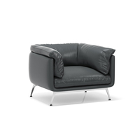 Canapés de bureau sectionnels confortables en cuir véritable de haute qualité, meubles de bureau modernes, ensemble de canapés de direction
