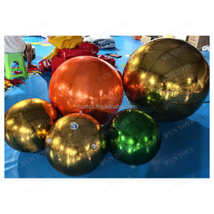Grand ballon miroir pour les fêtes, œufs de Pâques gonflables, œufs brillants pour la décoration extérieure - Product Image 4