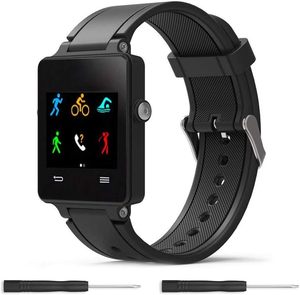 Montre connectée carrée IPS avec charge sans fil, contrôle d'accès NFC, moniteur de fréquence cardiaque, de tension artérielle, de sommeil et suivi sportif - Product Image 1