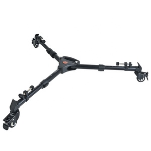 ขาตั้งกล้องแบบพับได้ Yun Teng Heavy Duty พร้อมล้อ 3 ล้อ อุปกรณ์ถ่ายภาพแท้จากโรงงาน ขาตั้งกล้องแบบมีล้อเลื่อน Yunteng VCT-9 - Product Image 2
