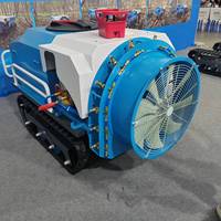 Pulvérisateur à chenilles télécommandé 500L pour vergers, moteur essence, souffleur de brume à air comprimé pour vignobles, auto-brumisateur, pulvérisateur de pesticides motorisé