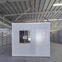 Conteneur modulaire pliable et empilable de 20 pieds, respirant, pour maison, appartement, hôtel, bureau, bâtiment préfabriqué moderne et mobile 1