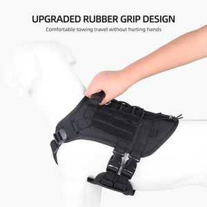 ペット用タクティカルスポーツファッションチェストハーネス、防水、耐衝撃、調節可能、多機能リード、大型犬用 - Product Image 5