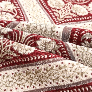 Venta al por mayor de tapicería decorativa para el hogar con diseño árabe clásico 100% poliéster tejido jacquard chenilla textil para el hogar funda de sofá - Product Image 2