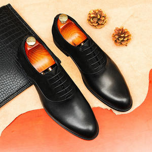 Chaussures plates décontractées et habillées DSYX pour hommes, en cuir véritable respirant, légères, à enfiler, pour affaires, mariage et extérieur - Product Image 1