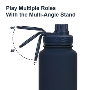 Magnetic Phone Holder Water Bottle Vacuum <b>Insulated</b> Stainless Steel Sports <b>Flask</b> with MagSafe Compatible Lid for Gym Outdoor - Product Image 3