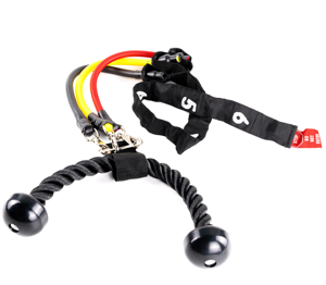 U-Fine 3 Tubes Tpe interchangeables Entraînements de gymnastique à domicile Cadre de porte Tirez vers le bas Triceps Crunch Rope - Product Image 2