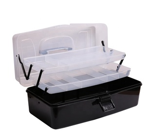 Caja de Pesca <span class=keywords><strong>FJORD</strong></span> en Oferta, Caja de Aparejos de Pesca Multifuncional de Plástico, Caja de Herramientas de Pesca Impermeable - Product Image 1