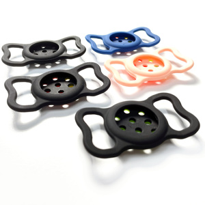 Eraysun <span class=keywords><strong>Silicone</strong></span> per <span class=keywords><strong>Apple</strong></span> airtag tinta unita impermeabile per collare per cani custodia protettiva Anti-perdita per gatti - Product Image 6