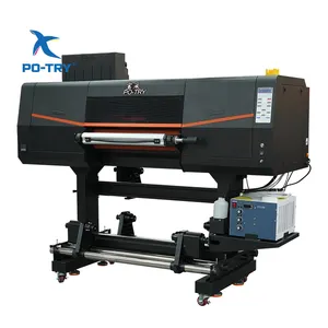 PO-TRY Hot Bán 3 i3200 đầu in UV Sticker máy in AB phim CuộN để cuộn UV dtf máy in